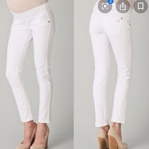 White DL1961 Maternity Jeans